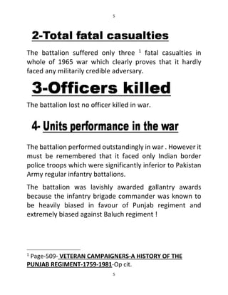 10 Punjab in 1965 war