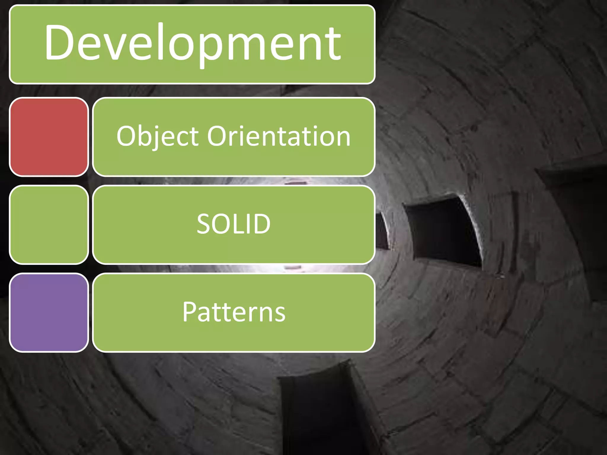 DevelopmentObject OrientationSOLIDPatterns