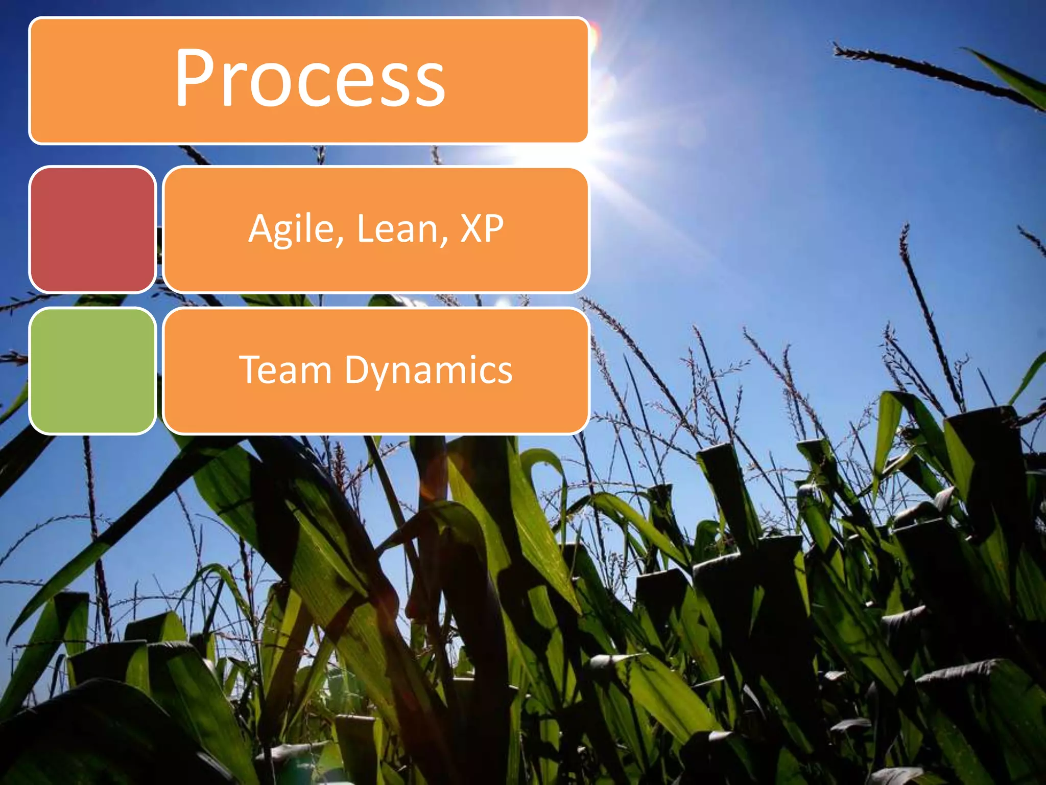 ProcessAgile, Lean, XPTeam Dynamics