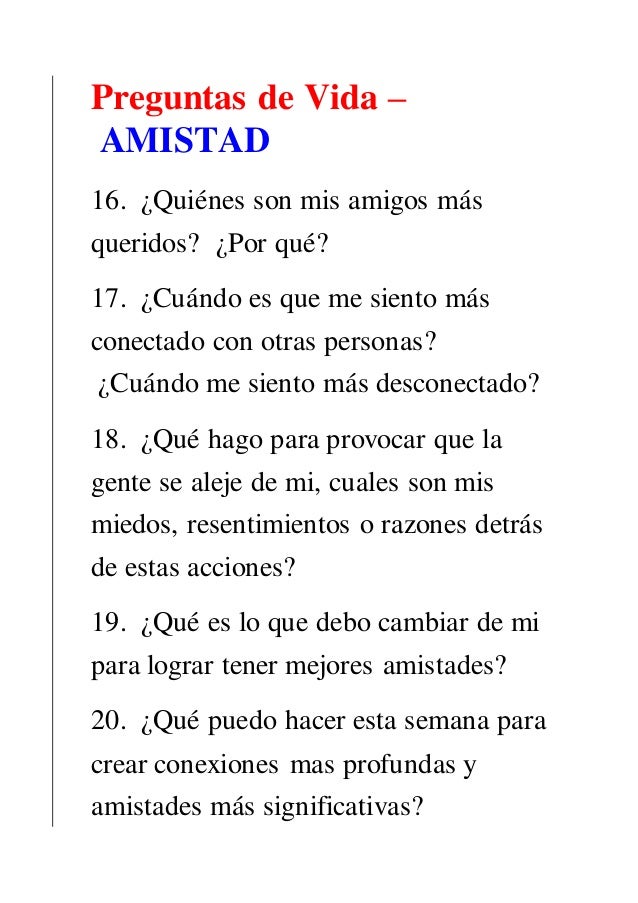 Preguntas Turbias Para Hacerle A Tu Amigo
