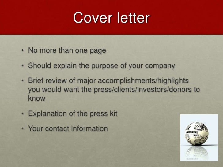 lecture 10 press kits