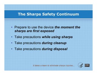 Sharp Instrument Safety.pdf 10 Preventing Needlesticks and Other Sharps Injuries… Everything You ...