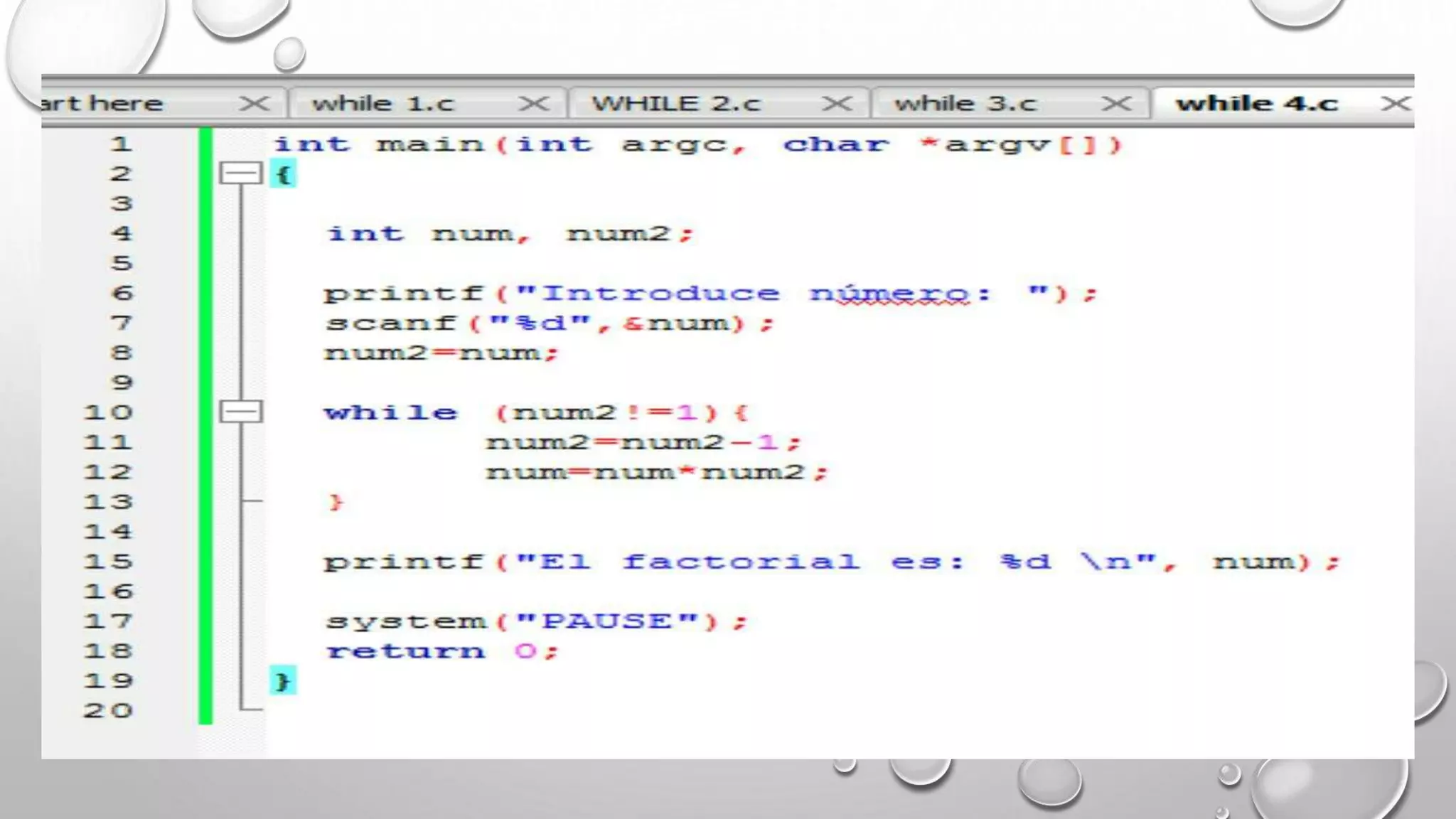 10 programas con while