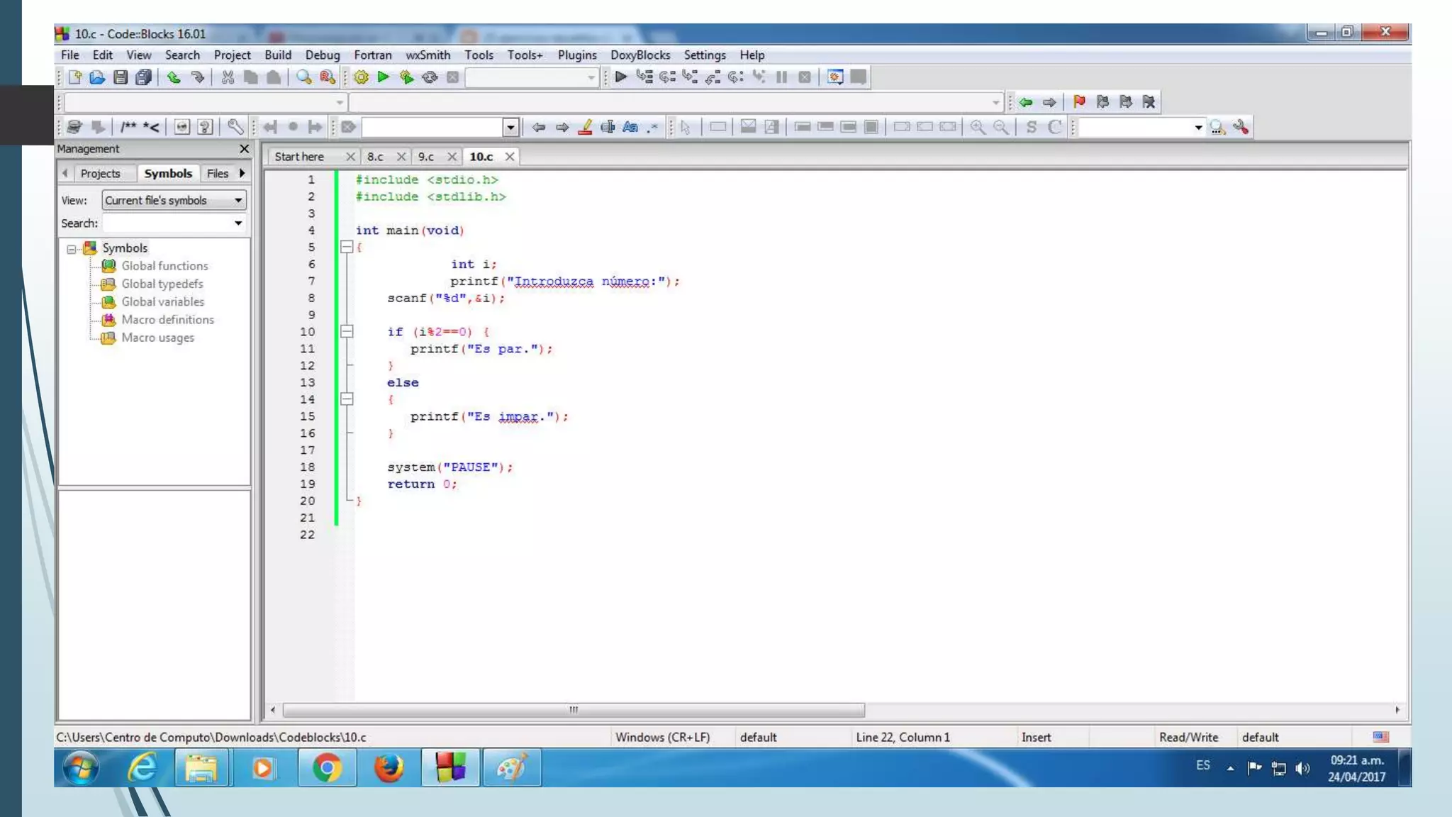 10 programa s de if then else