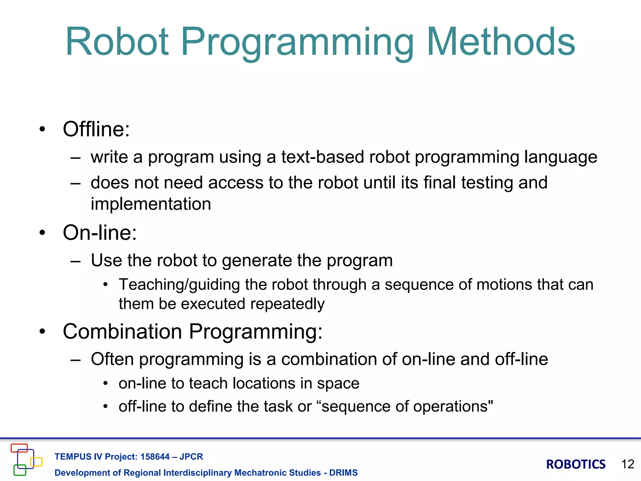 10 Programming in Robotics.ppt
