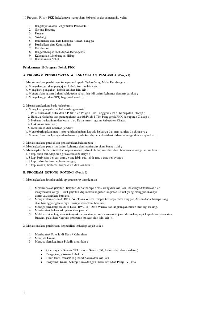 Kumpulan Contoh Naskah Lomba Pidato 10 Program Pkk Kumpulan Referensi Teks Pidato