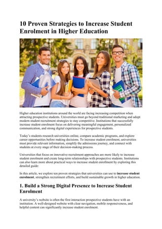 10 Proven Strategies to Increase Student Enrolment in Higher Education.pdf
