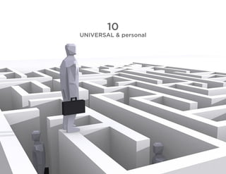 10
UNIVERSAL & personal
 