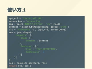 vs Google Vision API | PDF