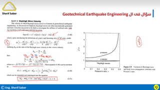 ©Eng. Sherif Saber Ӽӳ
‫ال‬ ‫ﻓﻰ‬ ‫ﺳﺆال‬
Geotechnical Earthquake Engineering
Sherif Saber
 