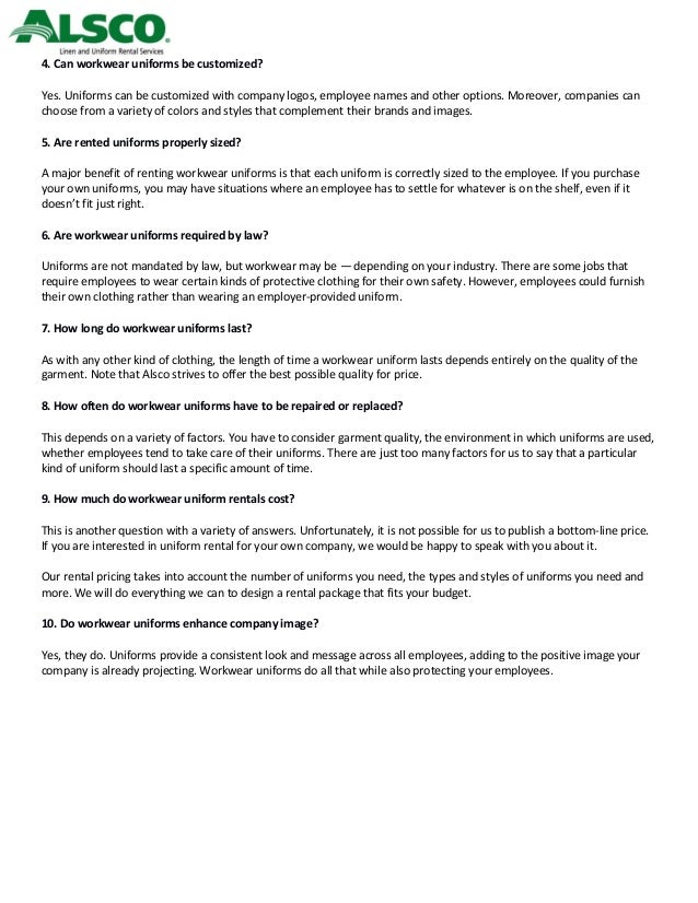 10 Questions About Workwear Uniforms Answered