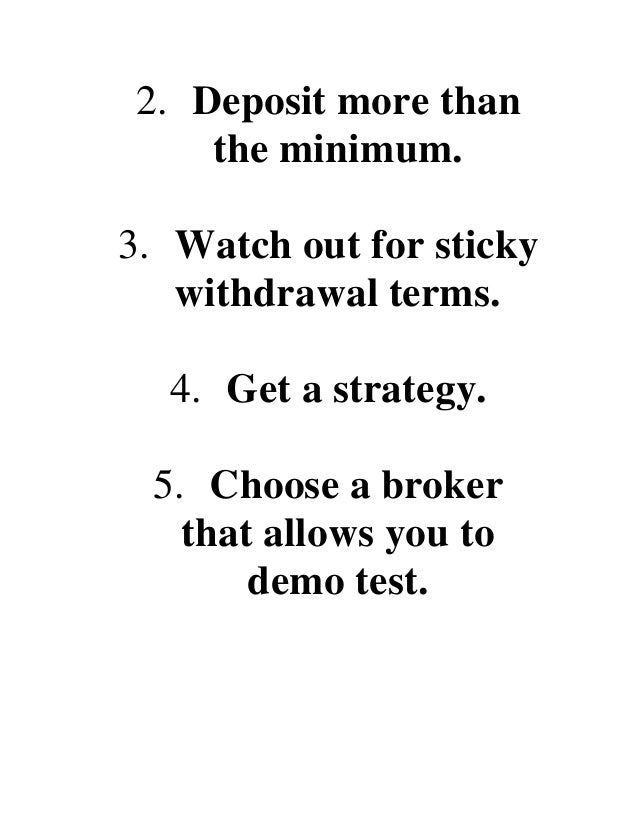 Binary options tricks