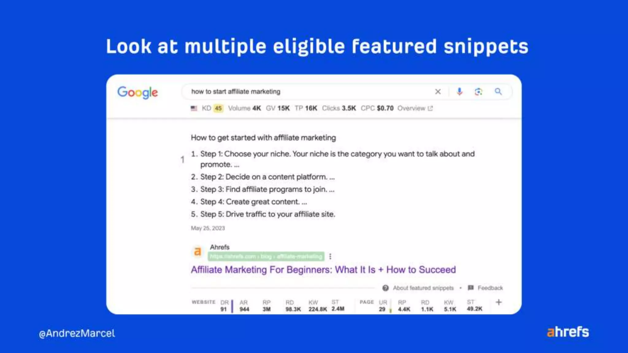 10 quick wins to improve your rankings using Ahrefs.pptx