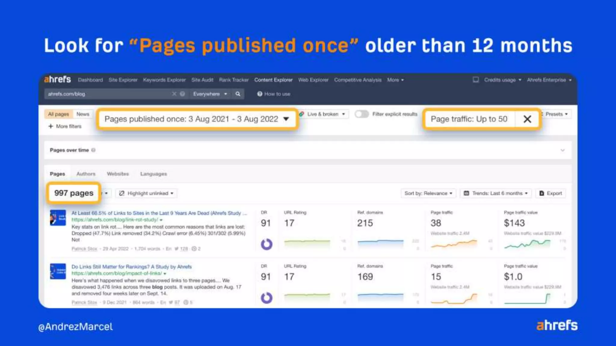 10 quick wins to improve your rankings using Ahrefs.pptx