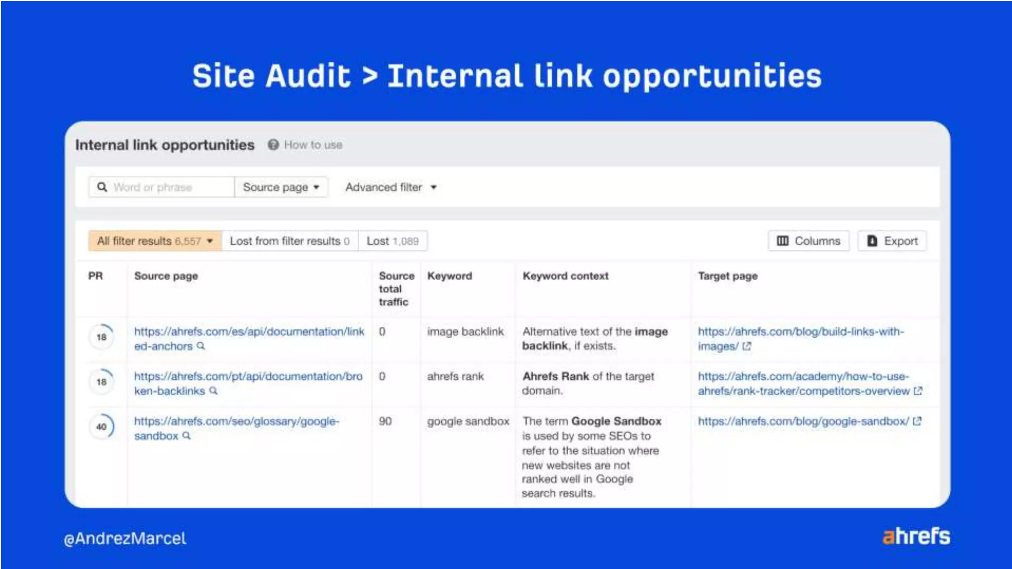 10 quick wins to improve your rankings using Ahrefs.pptx