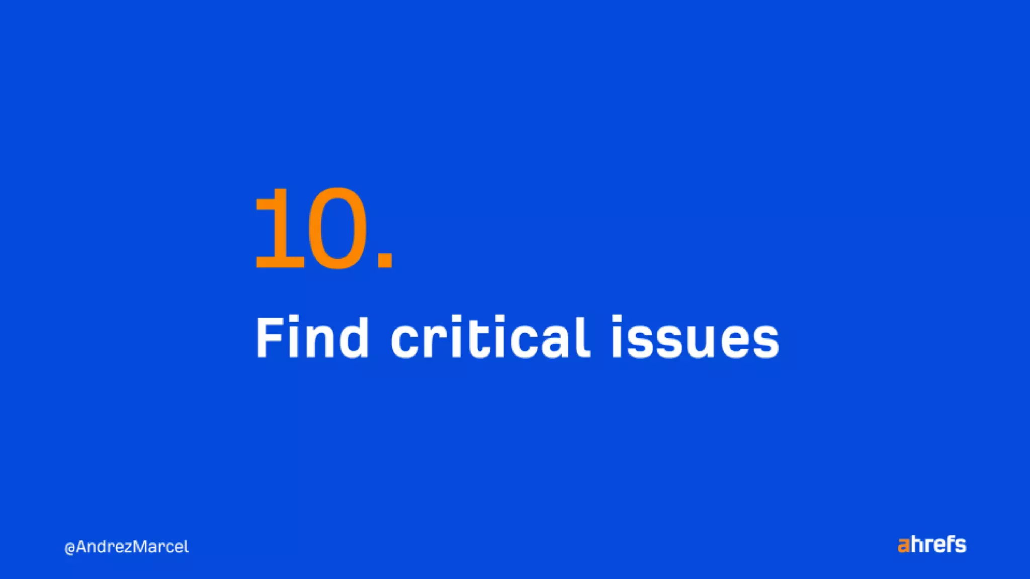 10 quick wins to improve your rankings using Ahrefs.pptx