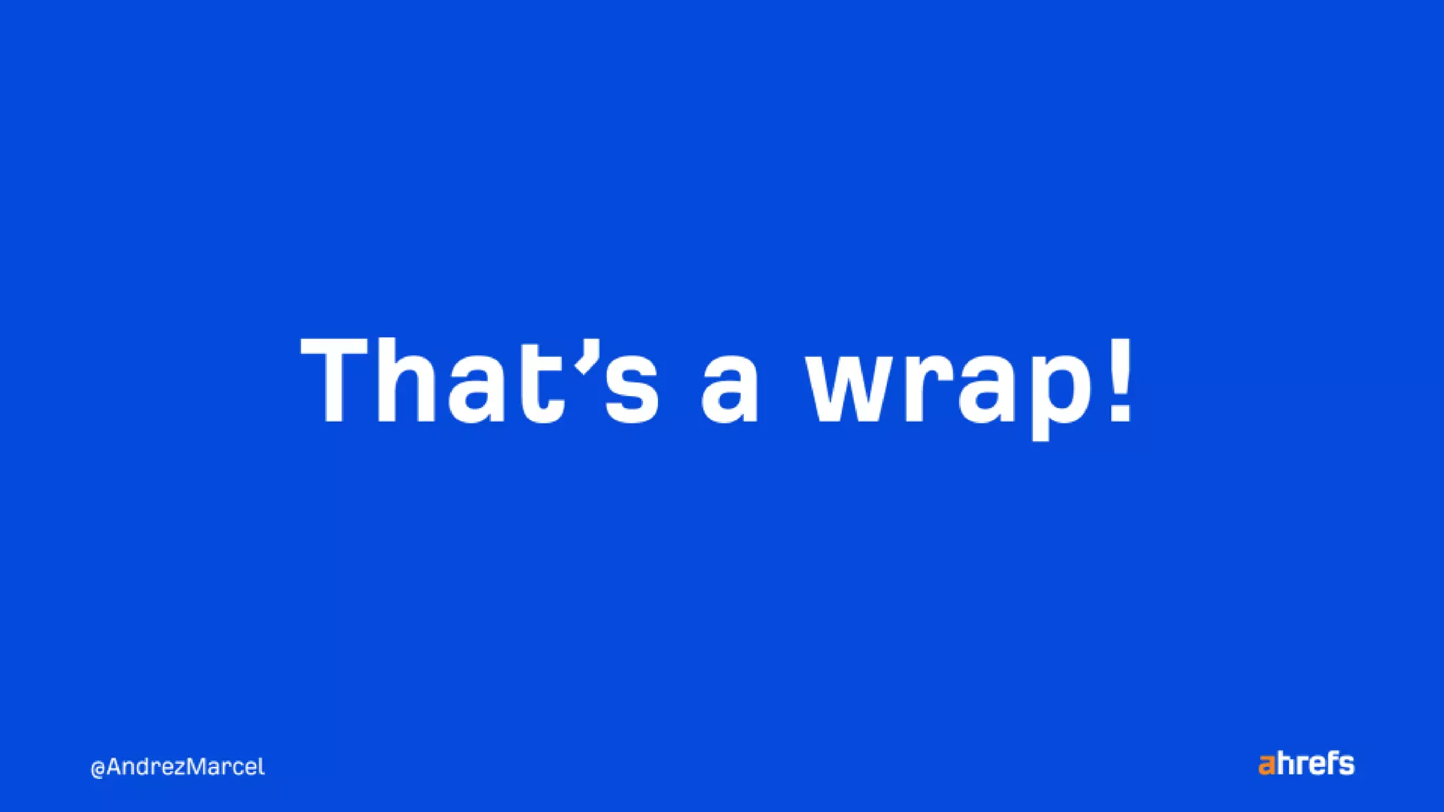 10 quick wins to improve your rankings using Ahrefs.pptx