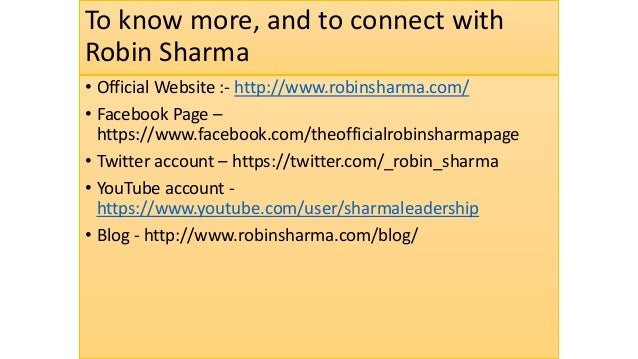 10 quotes that changed my life by robin sharma