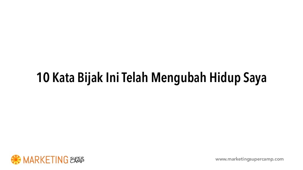 10 Quotes Yang Paling Mengubah Hidup Saya