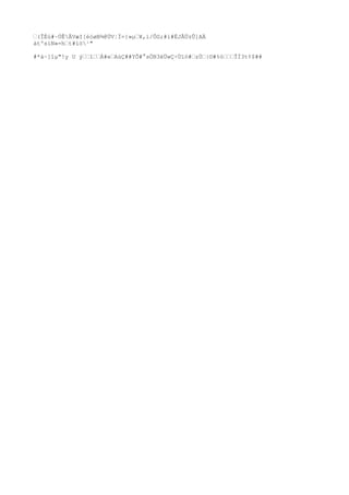 (ÎÈù#~ÚÊÃVæI[éóøB¾@ÚV¦Ï=}»µ¥,í/ÔG;#i#ËJÂÜzÛ]AÄ
àtºsíN»=ht#ìö¹"
#*à~]îµ"!y U ýîÁ#eAùÇ##YÕ#°sÓN3ëÜwÇ÷Ùïö#zÙ|©#%òÎÏ3t¢$##
 