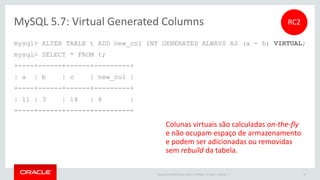 Copyright © 2015 Oracle and/or its affiliates. All rights reserved. | Oracle Confidential – Internal/Restricted/Highly Restricted 45
 