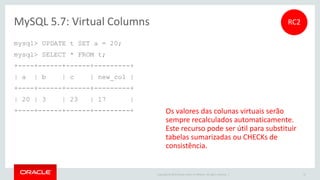 Copyright © 2015 Oracle and/or its affiliates. All rights reserved. | Oracle Confidential – Internal/Restricted/Highly Restricted 46
 