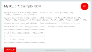 Copyright © 2015 Oracle and/or its affiliates. All rights reserved. |
 