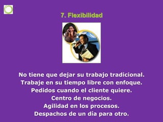 3. Trayectoria – Tradición.Mas 40 años en el mercado. Presencia en 62 países. Productos importados de Europa.Estamos en las mejores tendencias de la moda.“No estamos ensayando contigo. Sabemos cómo lograr que seas exitoso”.