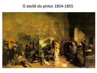 O ateliê do pintor 1854-1855
 