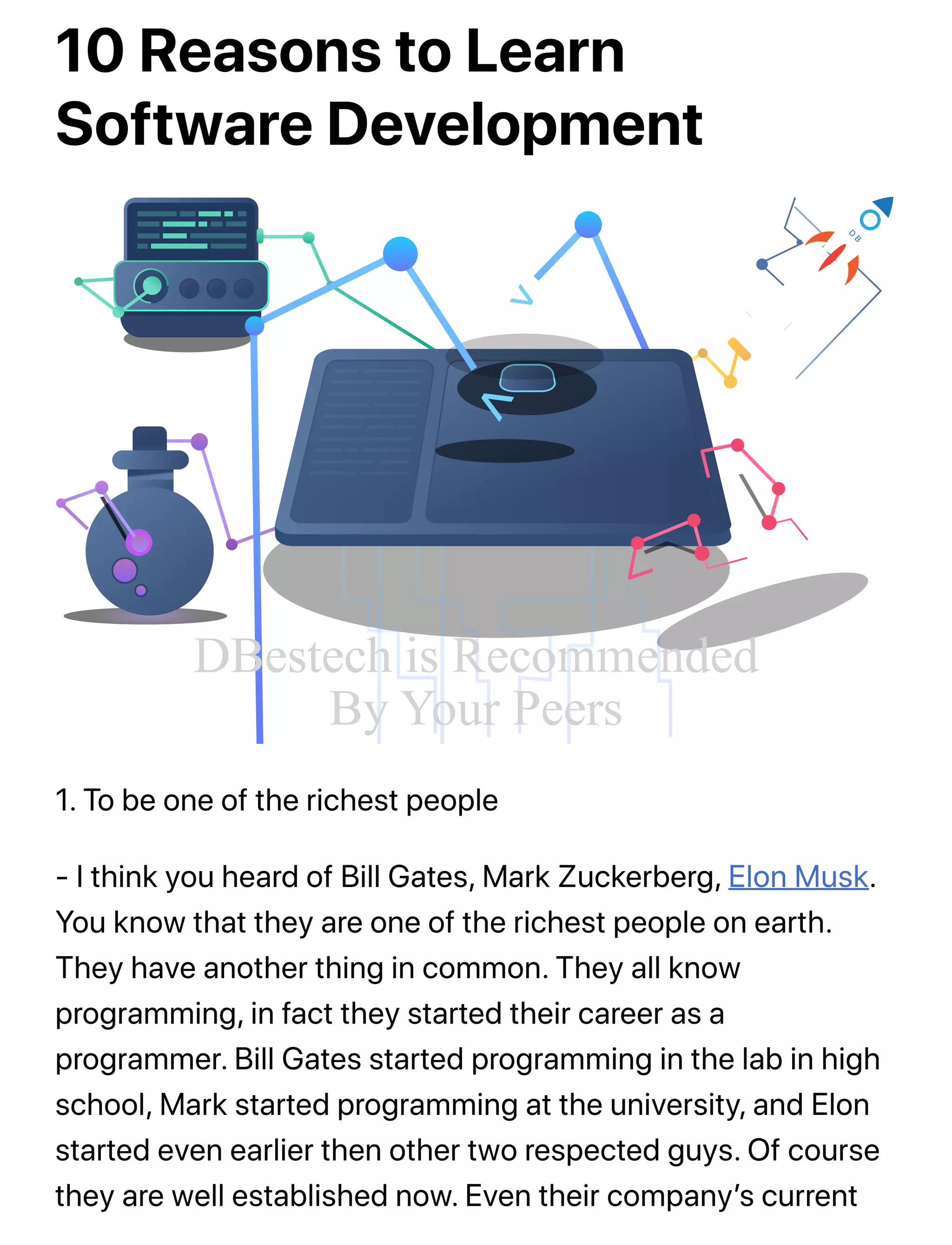 10 reasons to learn software development | PDF