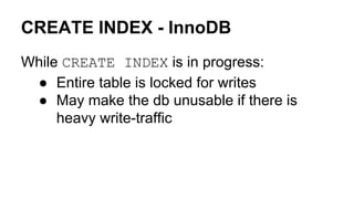 Data Conversion Errors - PostgreSQL
testdb=# CREATE TABLE test (x integer);
CREATE TABLE
testdb=# INSERT INTO test (x) VALUES ('bad-
number');
ERROR: invalid input syntax for integer: "bad-number"
LINE 1: INSERT INTO foo (x) VALUES ('bad-number');
^
 