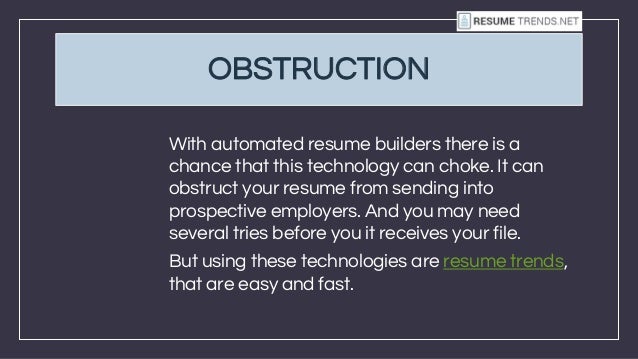 automated resume builder