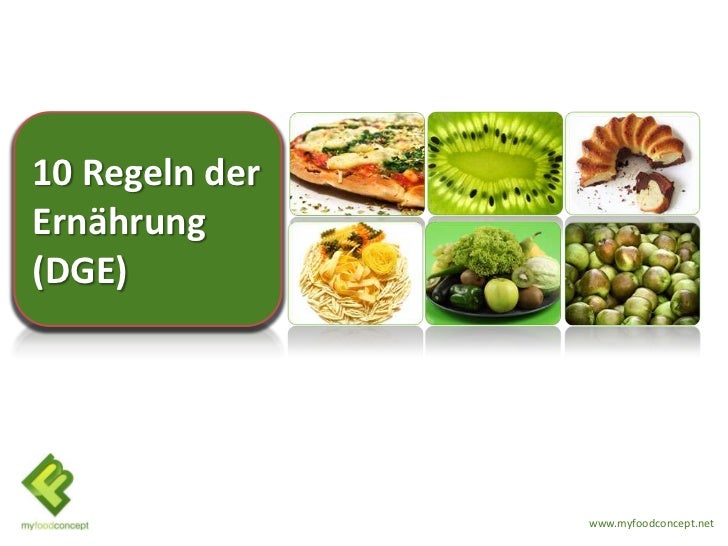 10 Regeln Einer Gesunden Ernährung de.slideshare.net