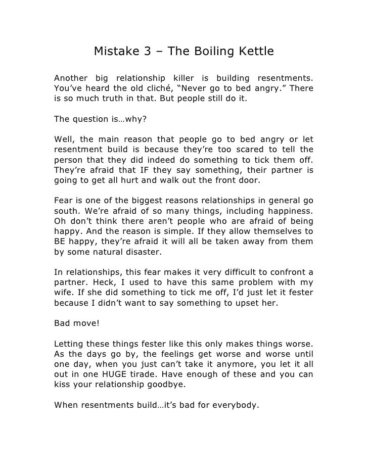 10 Relationship Problems You Should Know About