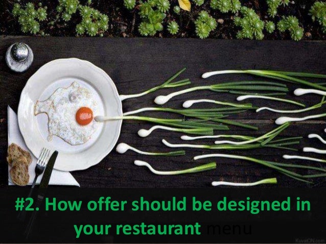 restaurants menu design ideas