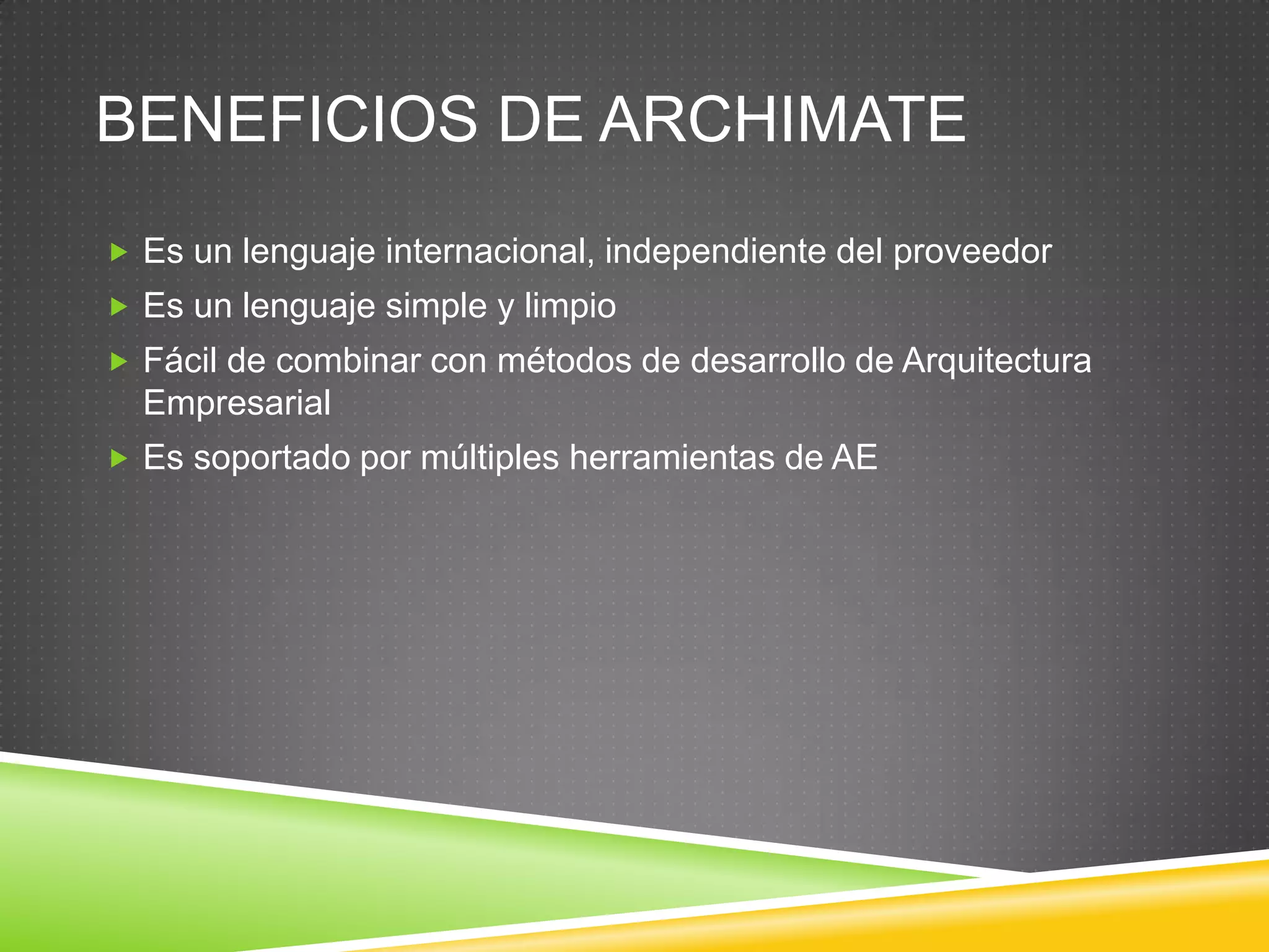 Lenguajes de modelamiento (cont.)Los lenguajes de modelamiento son para  especificar en detalle sistemas para que los actores claves empresariales (stakeholders) puedan comprender como el sistema esta siendo modelado