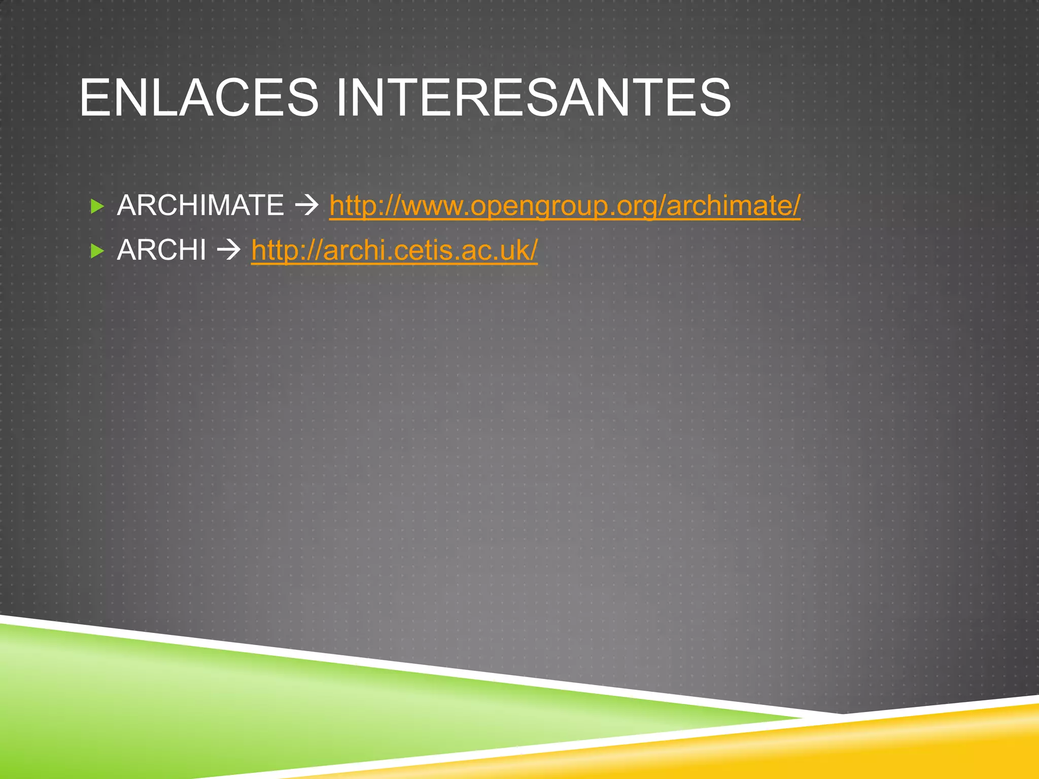 Archimate y metodologias de desarrollo ae
