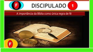 A importância da Bíblia como única regra de fé
 