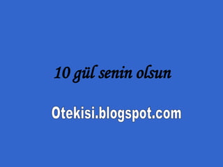 10  gül senin olsun Otekisi.blogspot.com 