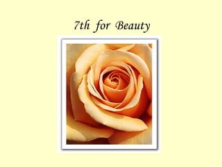 7th for Beauty
 