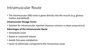 Routes of Drug Administration | PPTX