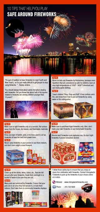 10 Safety Tips to Use Fireworks