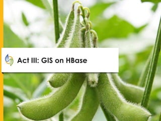 Act III: GIS on HBase
 