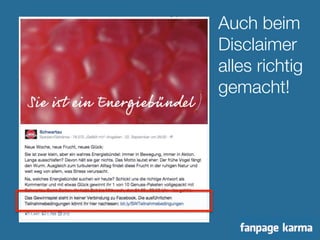Auch beim 
Disclaimer 
alles richtig 
gemacht! 
 