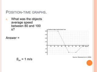Objects in motion - 02 Speed and velocity | PPTX