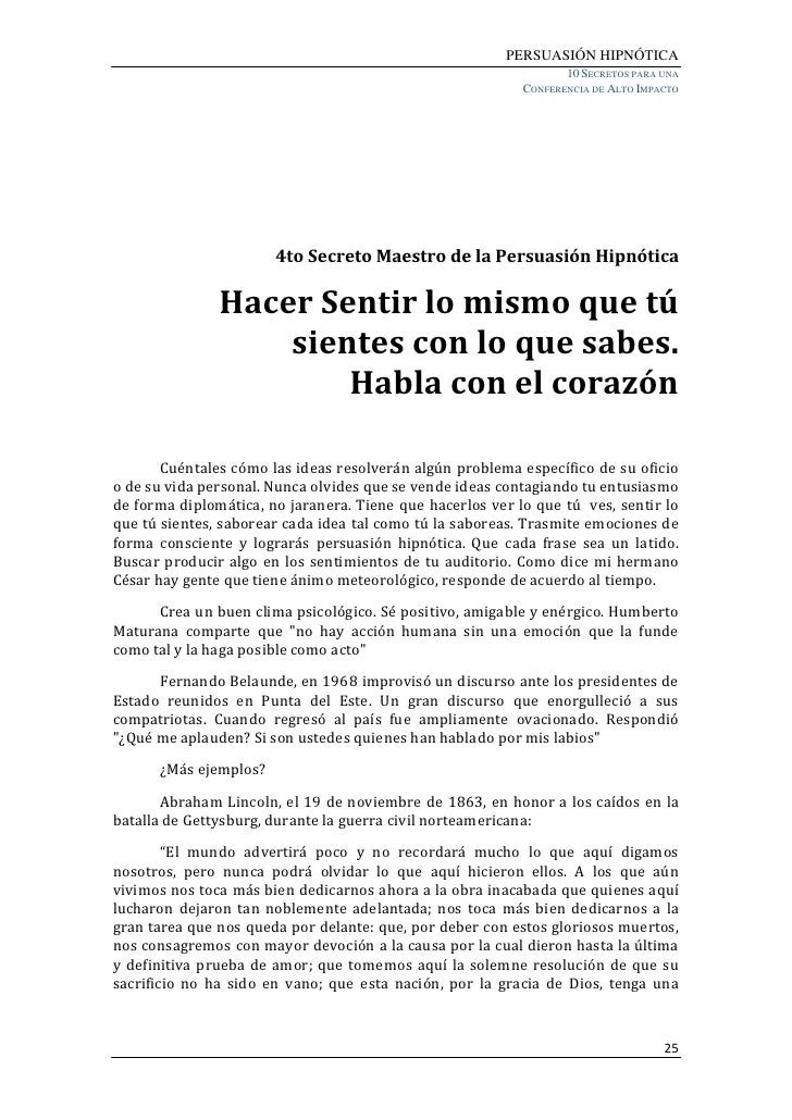 10 Secretos para una Conferencia de Alto Impacto - Carlos 