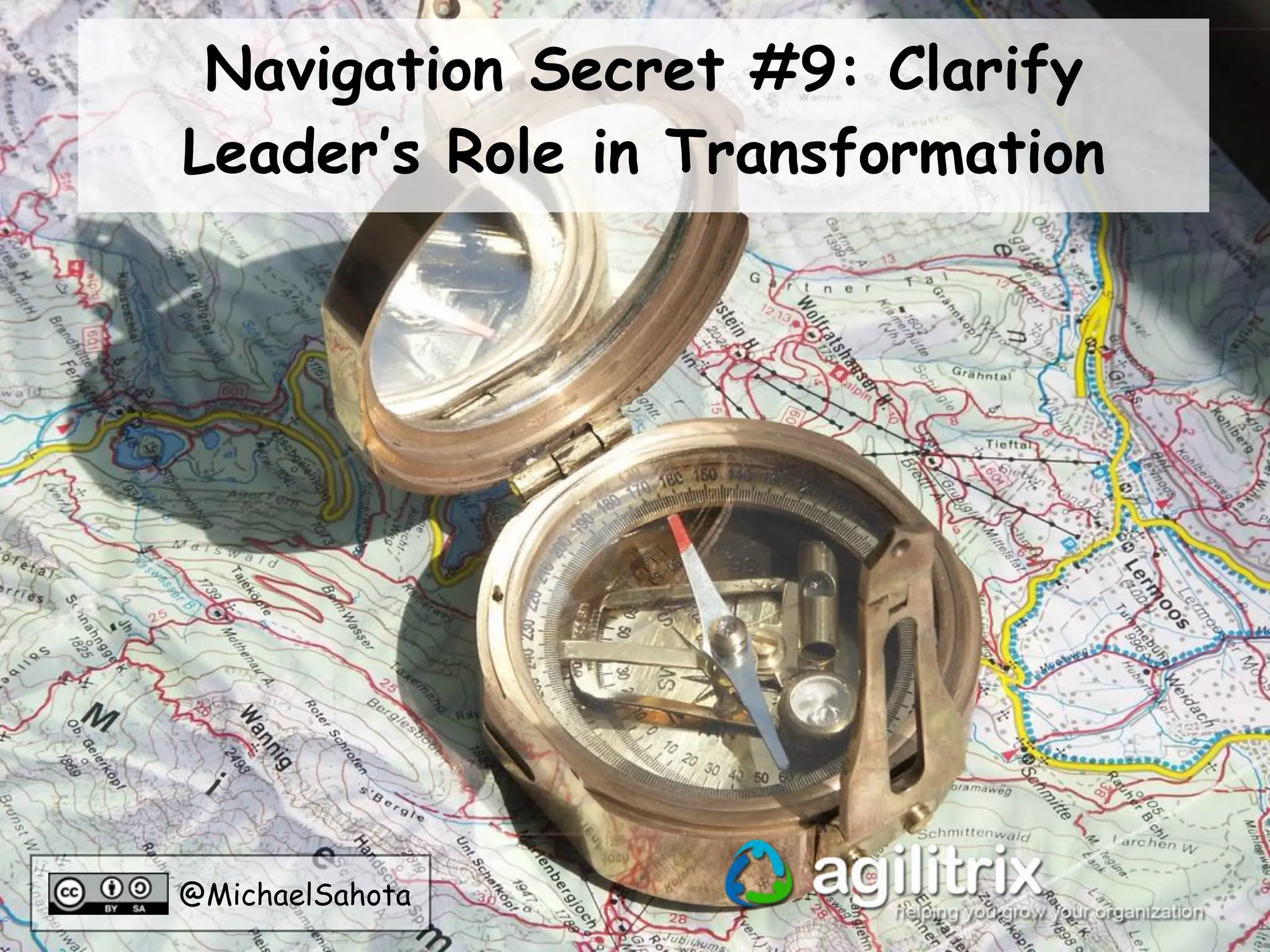 Let Go of
What You
Want
http://agilitrix.com/2014/09/letting-go-of-agile-culture/
 