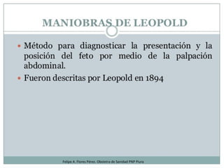 Felipe A. Flores Pérez. Obstetra de Sanidad PNP Piura
 