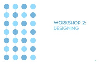 WORKSHOP 2:
DESIGNING
38.
 