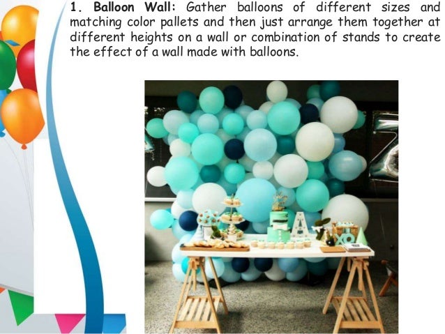 10 Simple Balloon Decorations At Home For Birthday Party Zealot